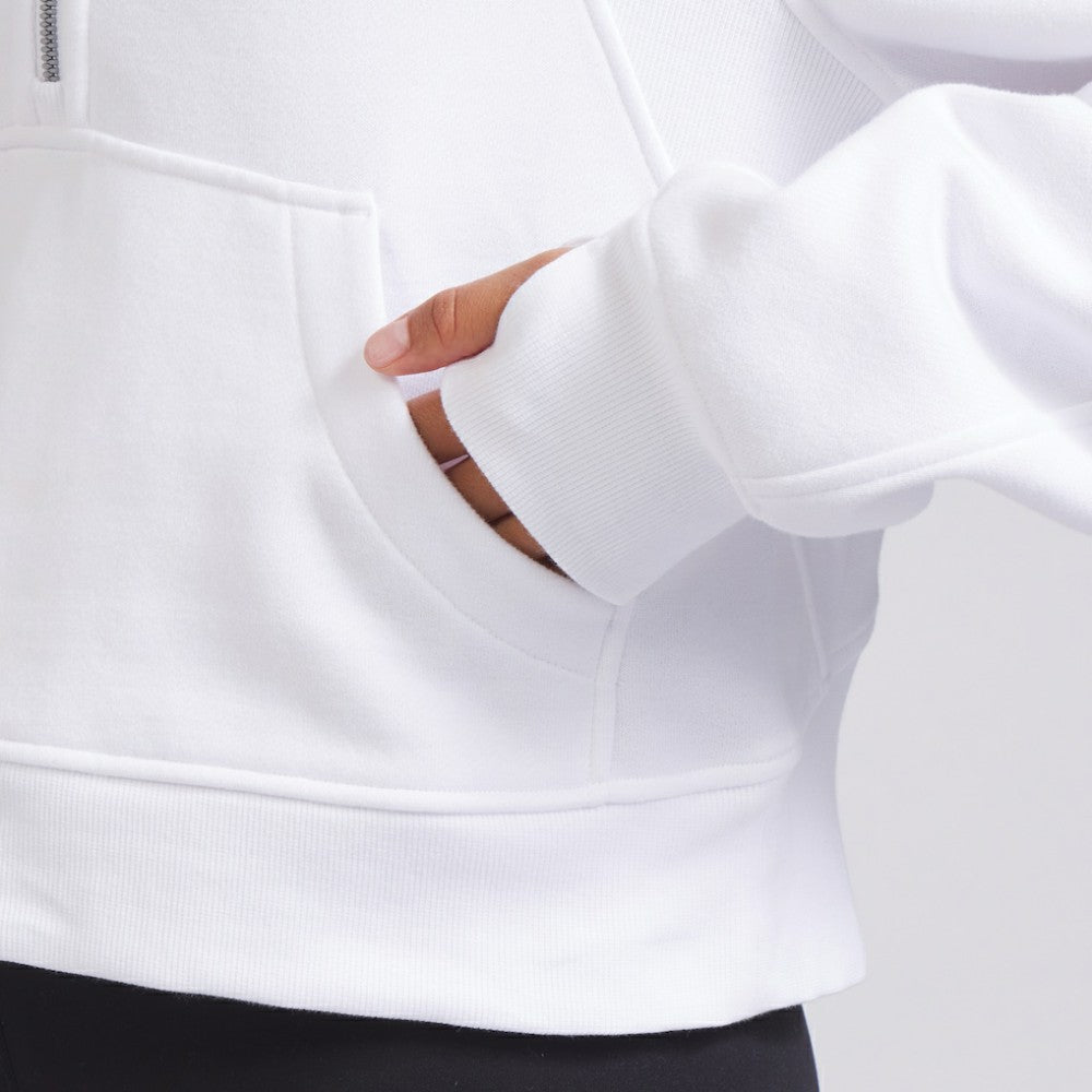 Vancouver Canucks lululemon Women's Scuba Oversized Half Zip Top White
