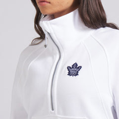 Toronto Maple Leafs lululemon Women's Scuba Oversized Half Zip Top White