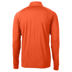 San Francisco Giants Cutter & Buck  Adapt Eco Knit Stretch Recycled Quarter-Zip Pullover Top Orange