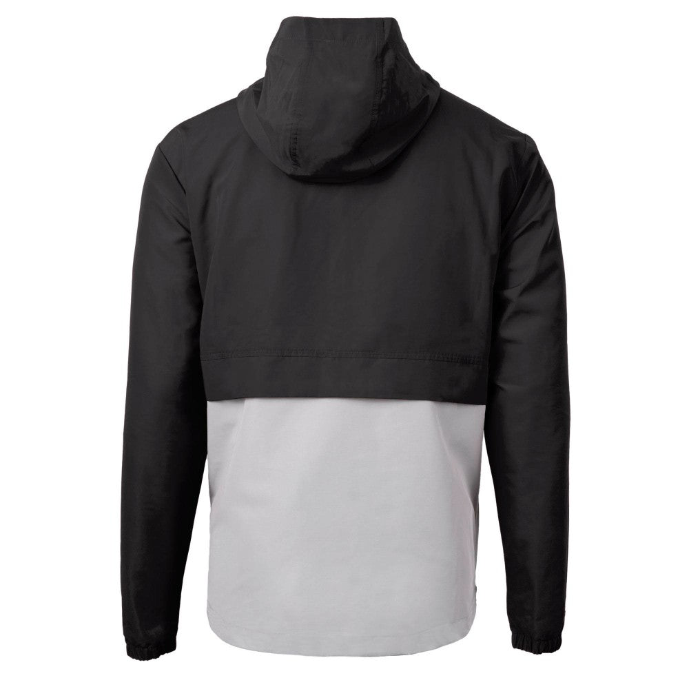 Los Angeles Dodgers Cutter & Buck Charter Eco Recycled Half-Zip Anorak Jacket Black