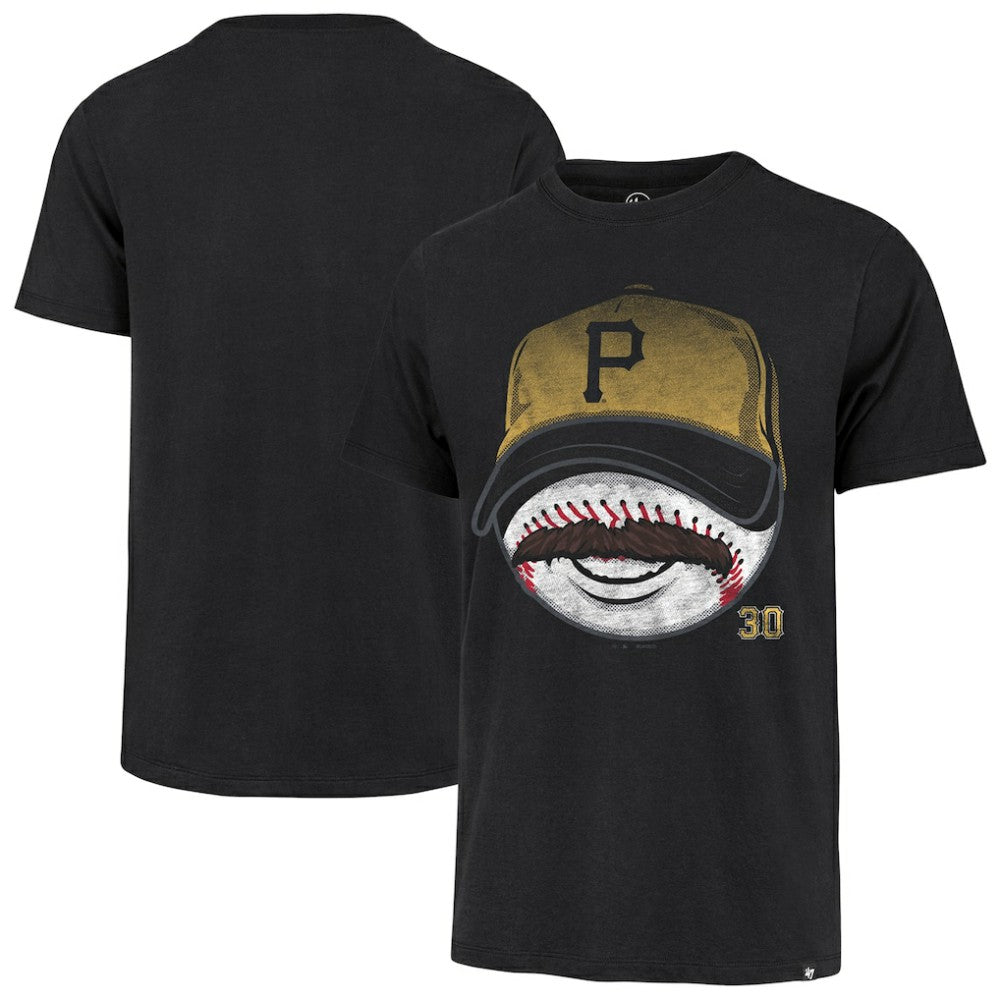 Paul Skenes Pittsburgh Pirates Mustache Franklin T-Shirt Black | 47 brand