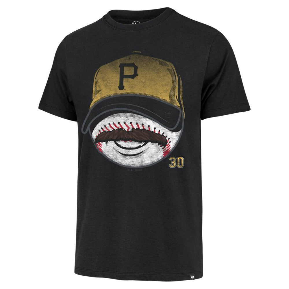 Paul Skenes Pittsburgh Pirates Mustache Franklin T-Shirt Black | 47 brand
