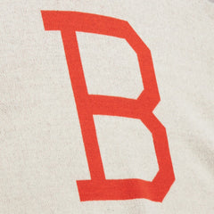 Baltimore Orioles Retro Pullover Sweater Cream | Mitchell & Ness