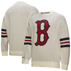 Boston Red Sox Retro Pullover Sweater Cream | Mitchell & Ness