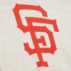 San Francisco Giants Retro Pullover Sweater Cream | Mitchell & Ness