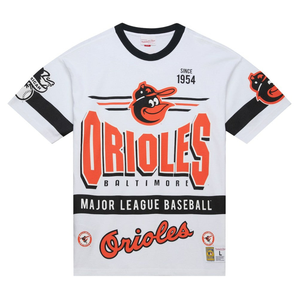 Baltimore Orioles Cooperstown Collection Team Origins Premium T-Shirt White | Mitchell & Ness