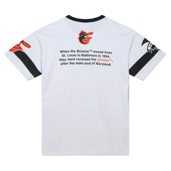 Baltimore Orioles Cooperstown Collection Team Origins Premium T-Shirt White | Mitchell & Ness