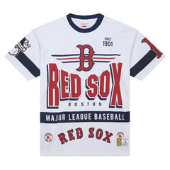 Boston Red Sox Cooperstown Collection Team Origins Premium T-Shirt White | Mitchell & Ness