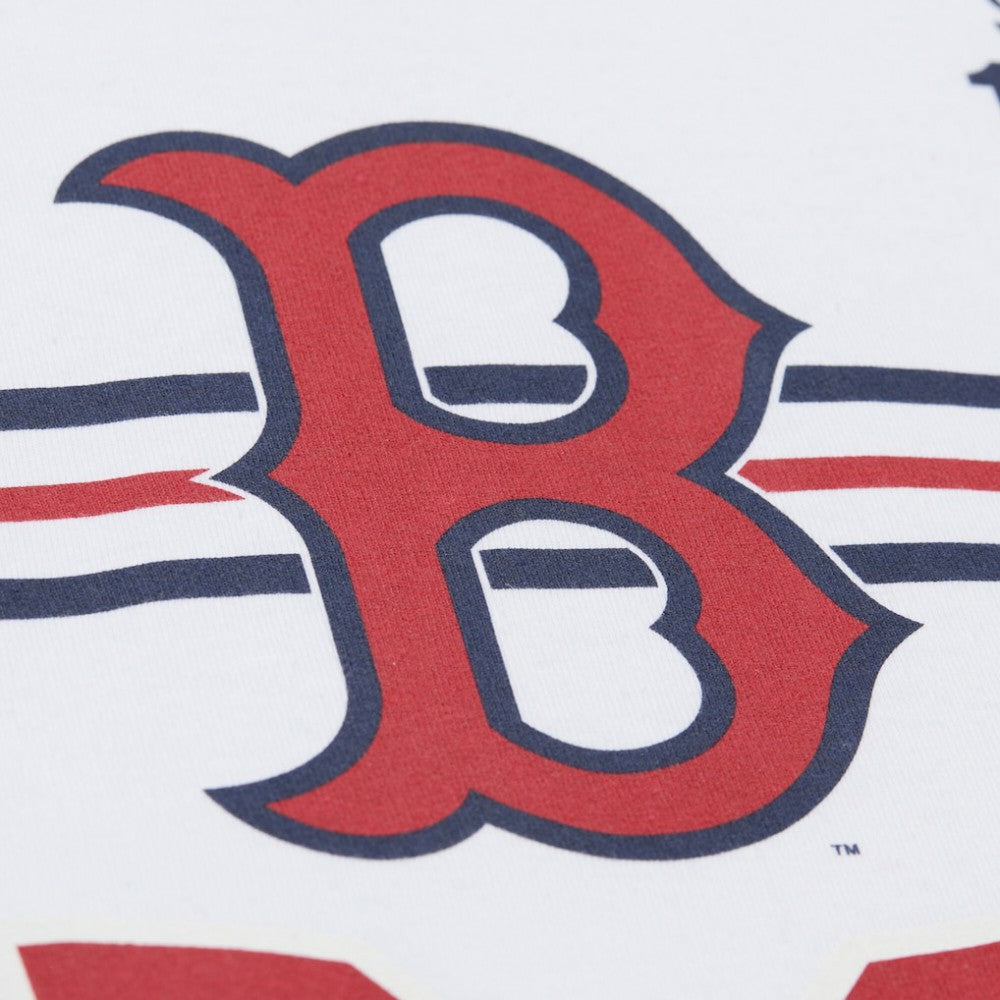 Boston Red Sox Cooperstown Collection Team Origins Premium T-Shirt White | Mitchell & Ness