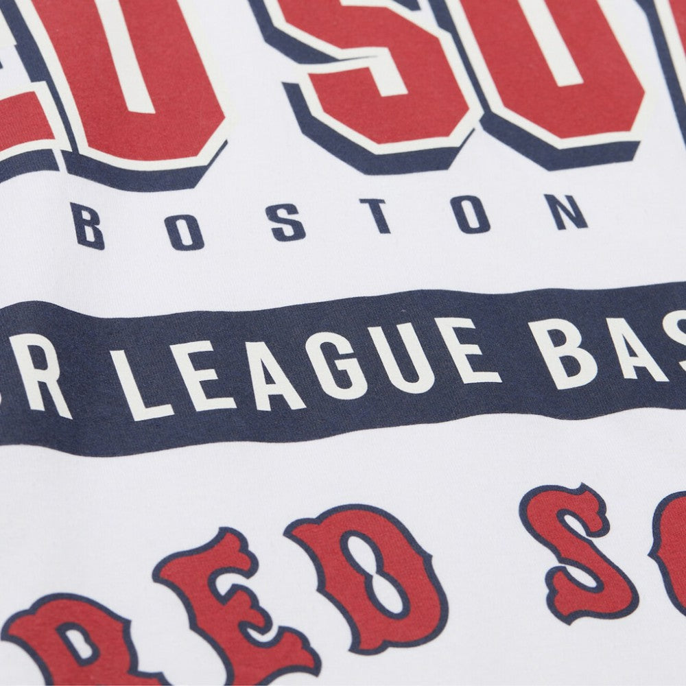 Boston Red Sox Cooperstown Collection Team Origins Premium T-Shirt White | Mitchell & Ness