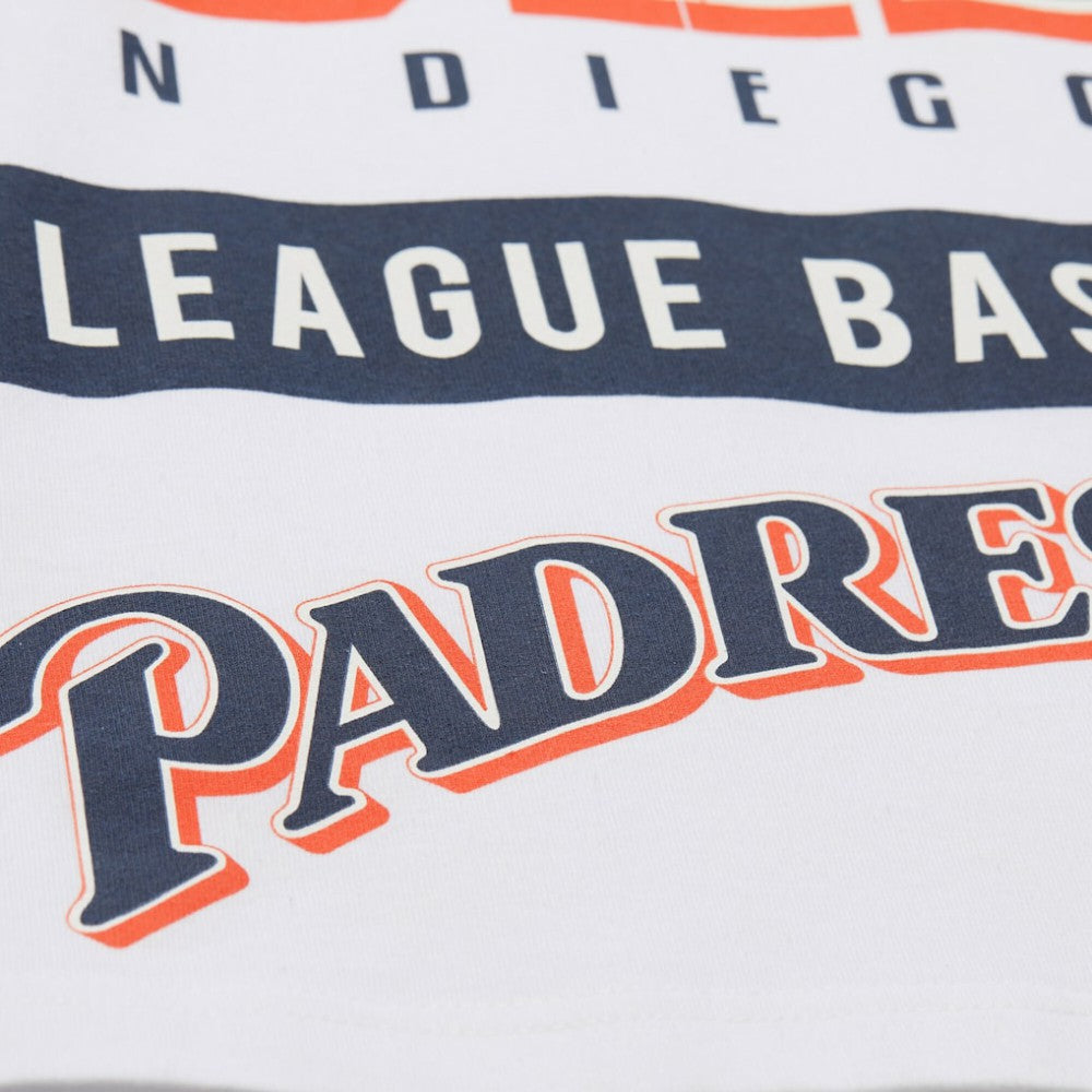 San Diego Padres Cooperstown Collection Team Origins Premium T-Shirt White | Mitchell & Ness