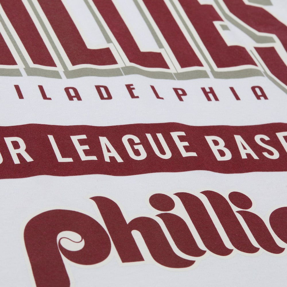 Philadelphia Phillies Cooperstown Collection Team Origins Premium T-Shirt White | Mitchell & Ness