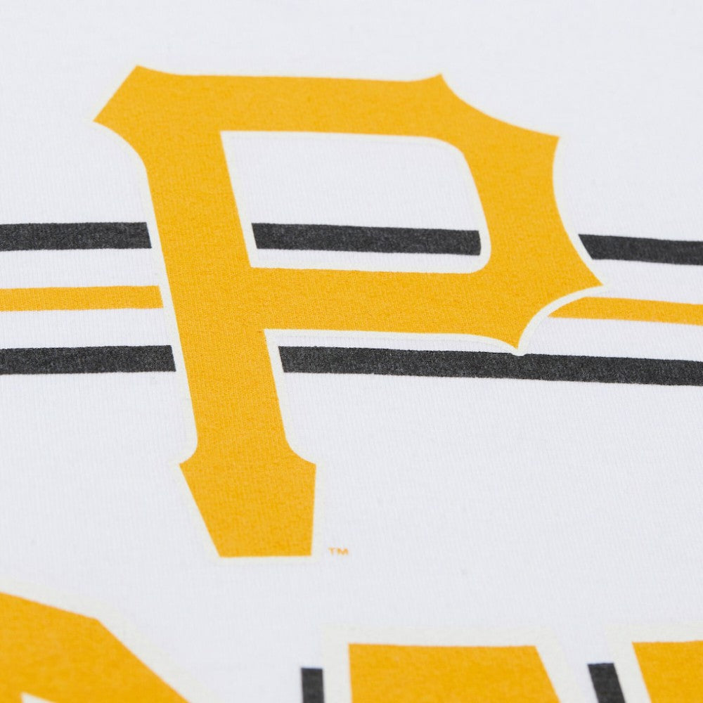 Pittsburgh Pirates Cooperstown Collection Team Origins Premium T-Shirt White | Mitchell & Ness