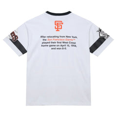 San Francisco Giants Cooperstown Collection Team Origins Premium T-Shirt White | Mitchell & Ness