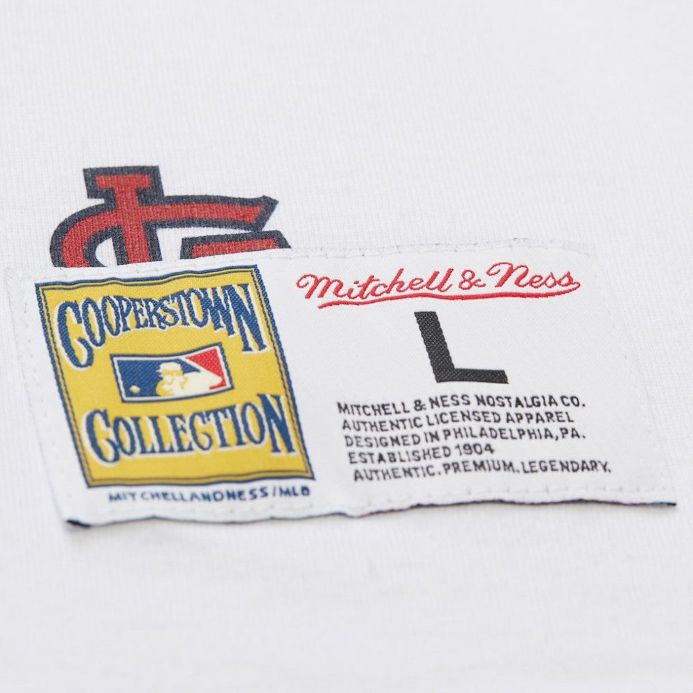 St. Louis Cardinals Cooperstown Collection Team Origins Premium T-Shirt White | Mitchell & Ness