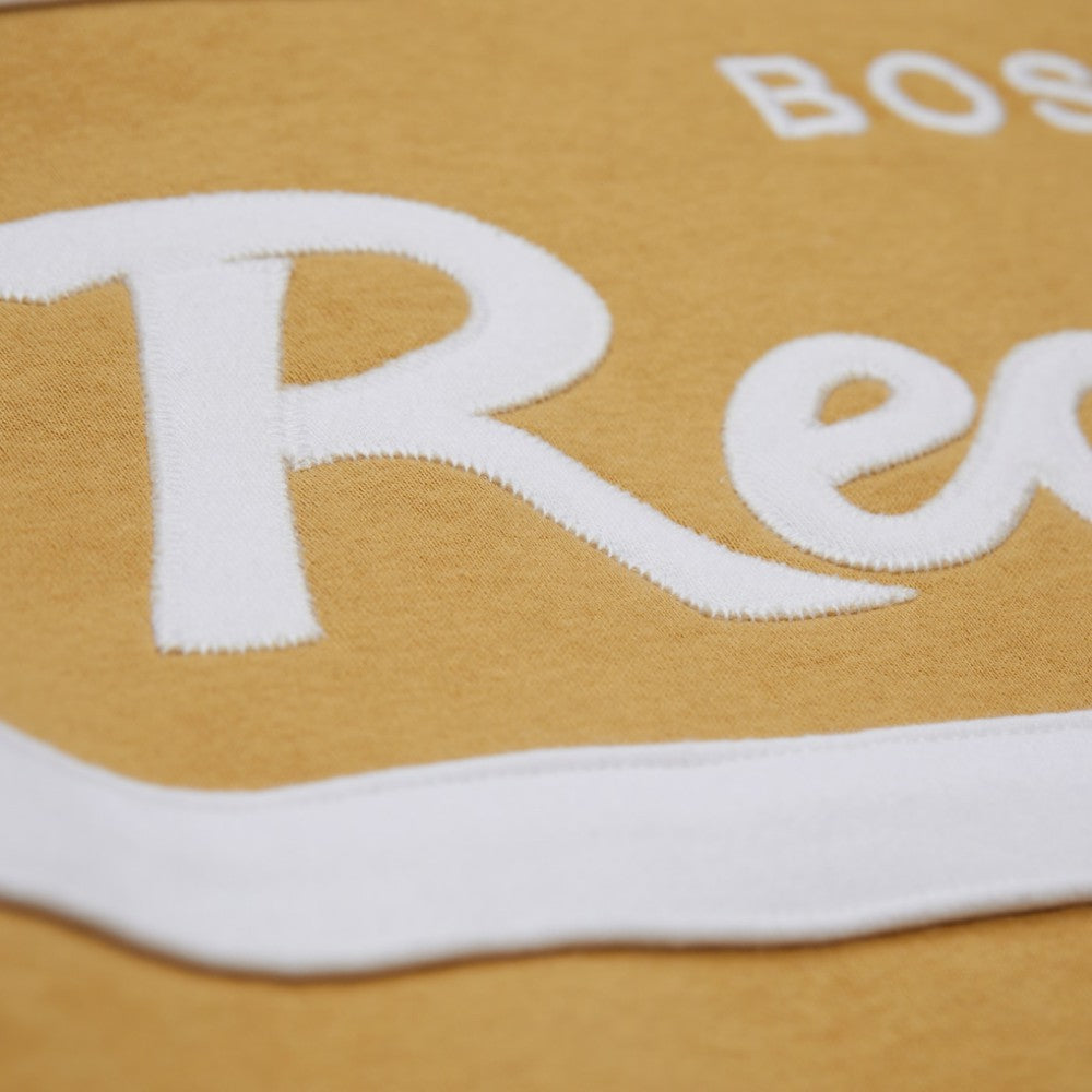 Boston Red Sox Head Coach Pullover Hoodie Tan/Cream | Mitchell & Ness