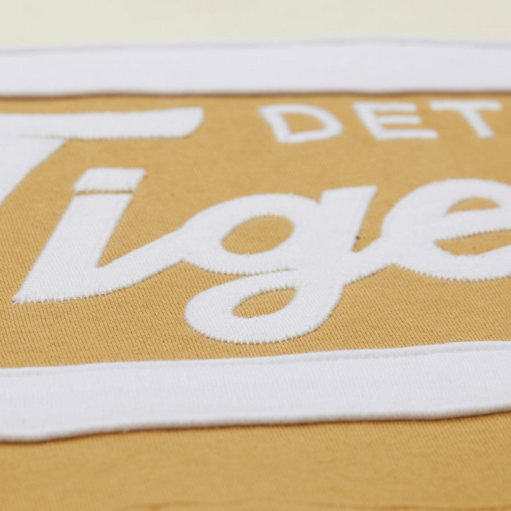 Detroit Tigers Head Coach Pullover Hoodie Tan/Cream | Mitchell & Ness