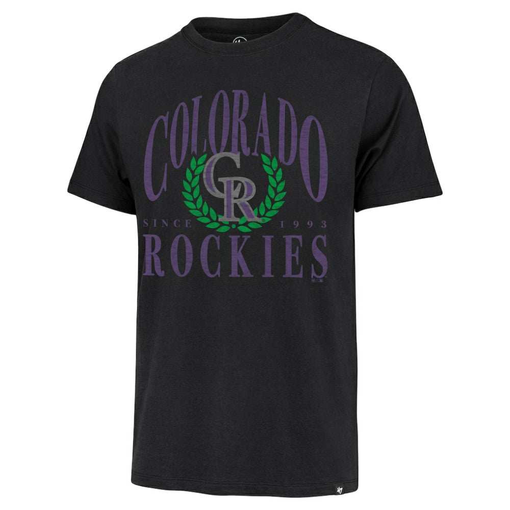 Colorado Rockies Pitchout Franklin T-Shirt Black | 47 brand