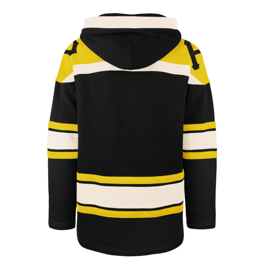 Pittsburgh Pirates Superior Lacer Pullover Hoodie Black | 47 brand