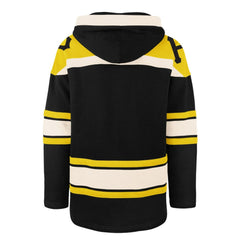 Pittsburgh Pirates Superior Lacer Pullover Hoodie Black | 47 brand