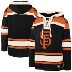 San Francisco Giants Superior Lacer Pullover Hoodie Black | 47 brand