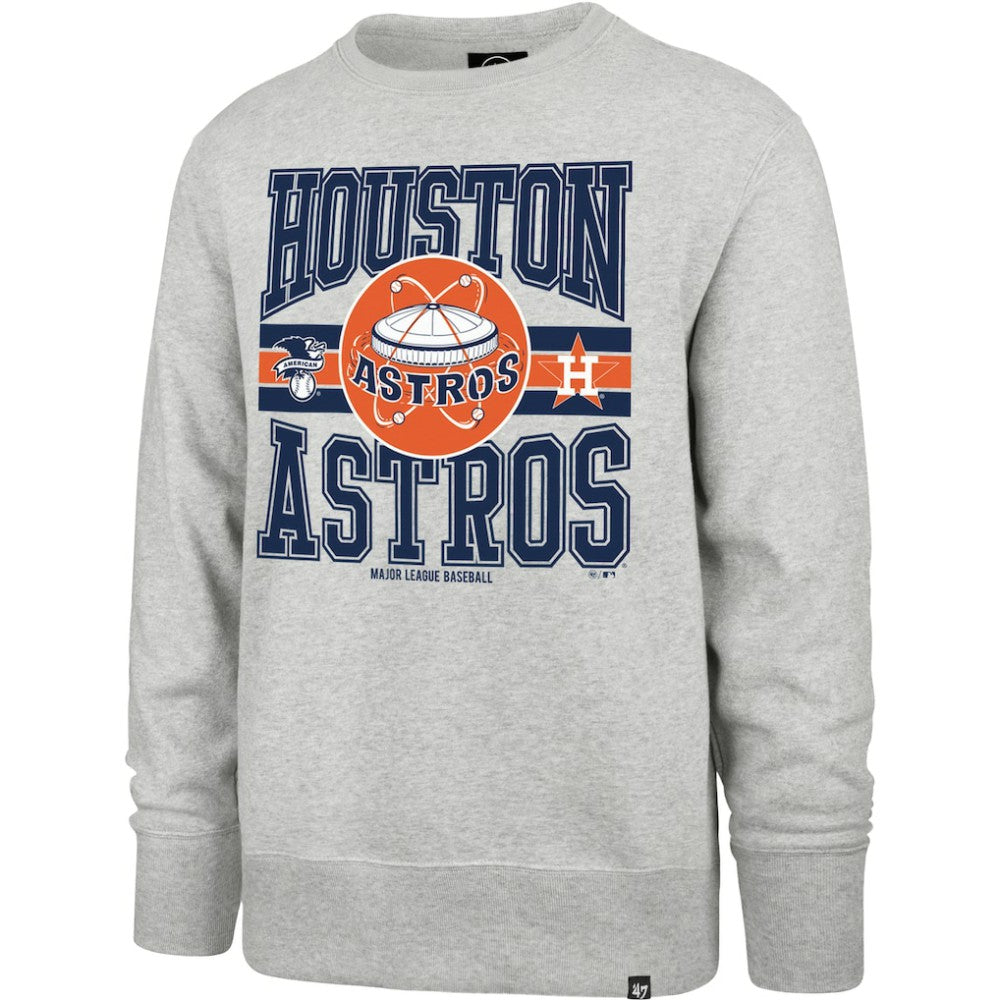 Houston Astros Letters Headline Pullover Sweatshirt Gray | 47 brand