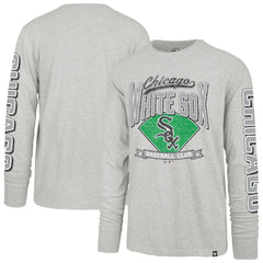 Chicago White Sox Fair Ball Franklin Long Sleeve T-Shirt Gray | 47 brand