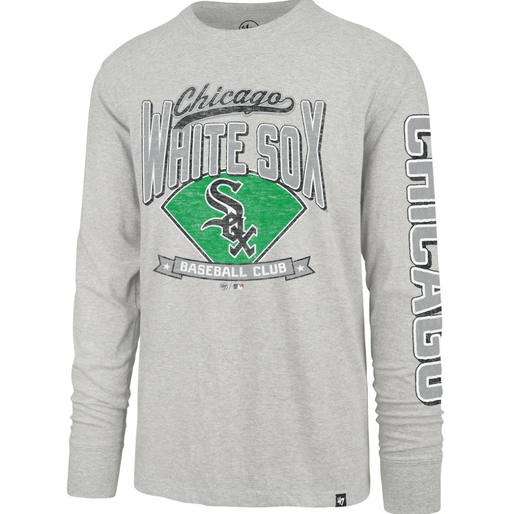 Chicago White Sox Fair Ball Franklin Long Sleeve T-Shirt Gray | 47 brand