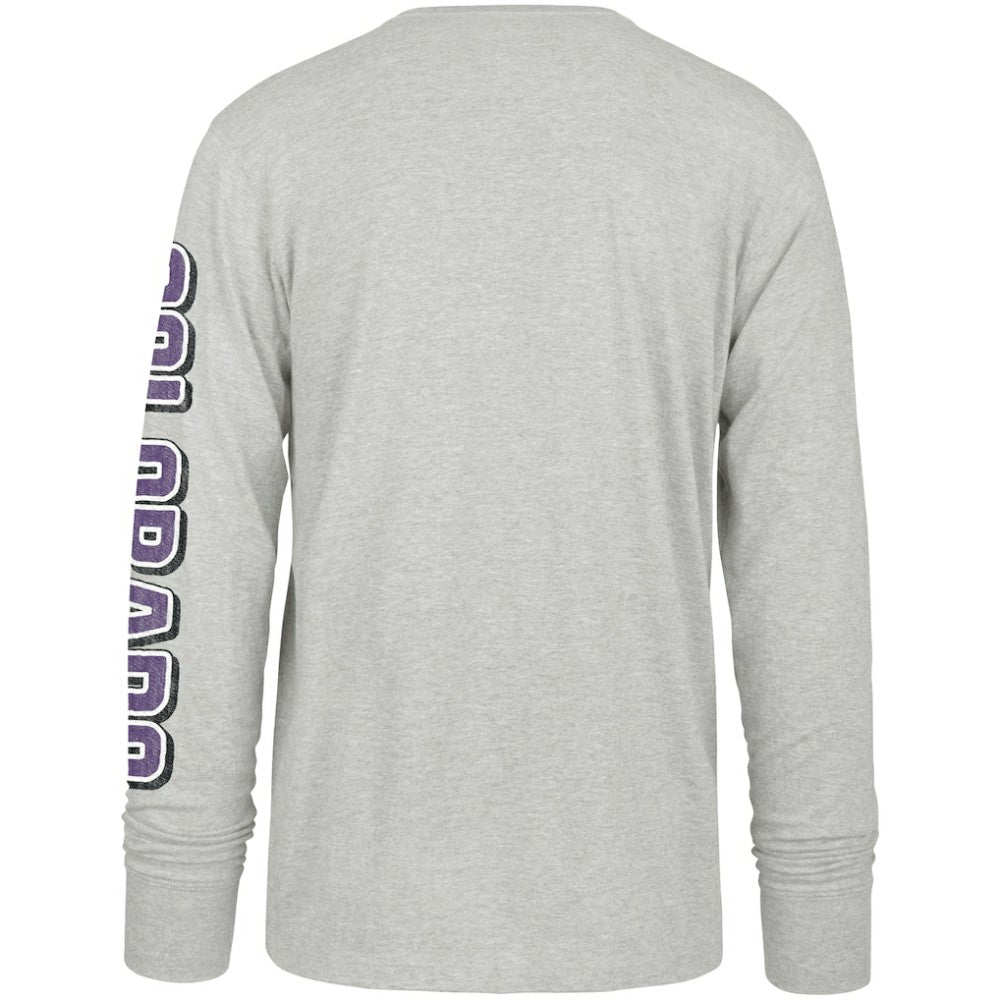 Colorado Rockies Fair Ball Franklin Long Sleeve T-Shirt Gray | 47 brand