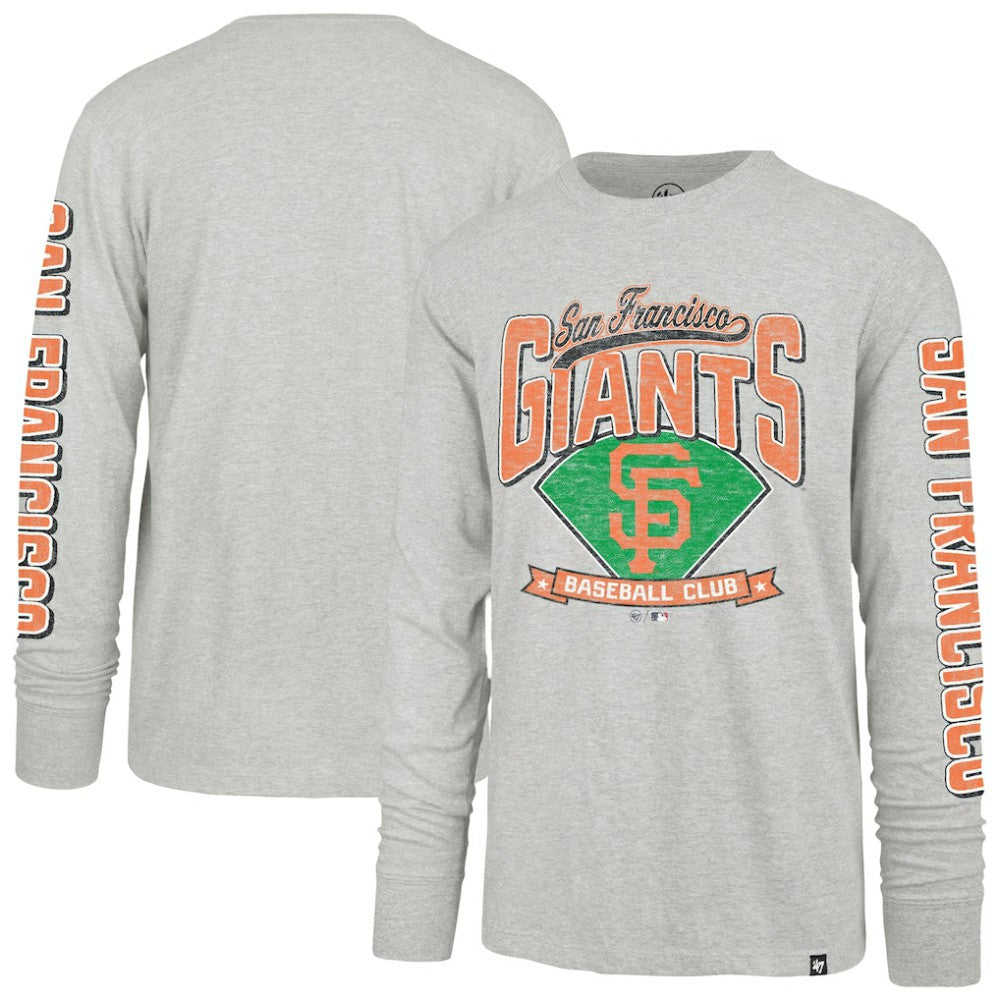 San Francisco Giants Fair Ball Franklin Long Sleeve T-Shirt Gray | 47 brand
