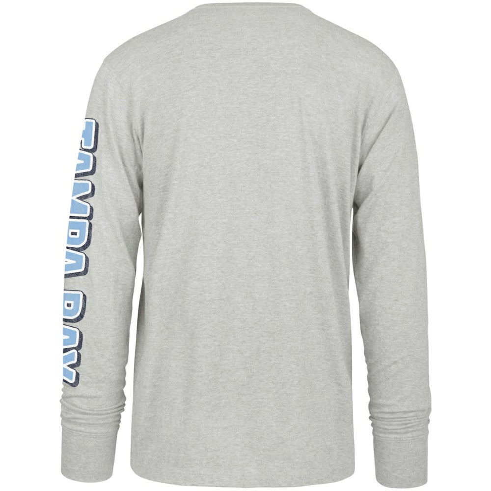 Tampa Bay Rays Fair Ball Franklin Long Sleeve T-Shirt Gray | 47 brand