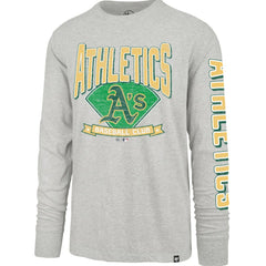 Athletics Fair Ball Franklin Long Sleeve T-Shirt Gray | 47 brand