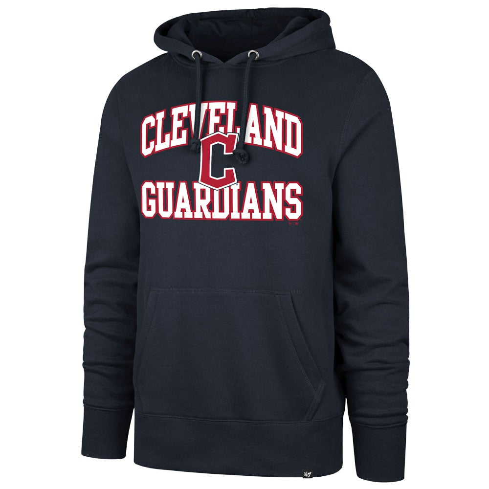 Cleveland Guardians  Velocity Headline Pullover Hoodie Navy | 47 brand