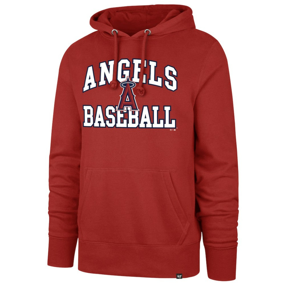 Los Angeles Angels  Velocity Headline Pullover Hoodie Red | 47 brand