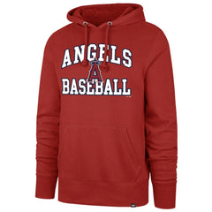 Los Angeles Angels  Velocity Headline Pullover Hoodie Red | 47 brand