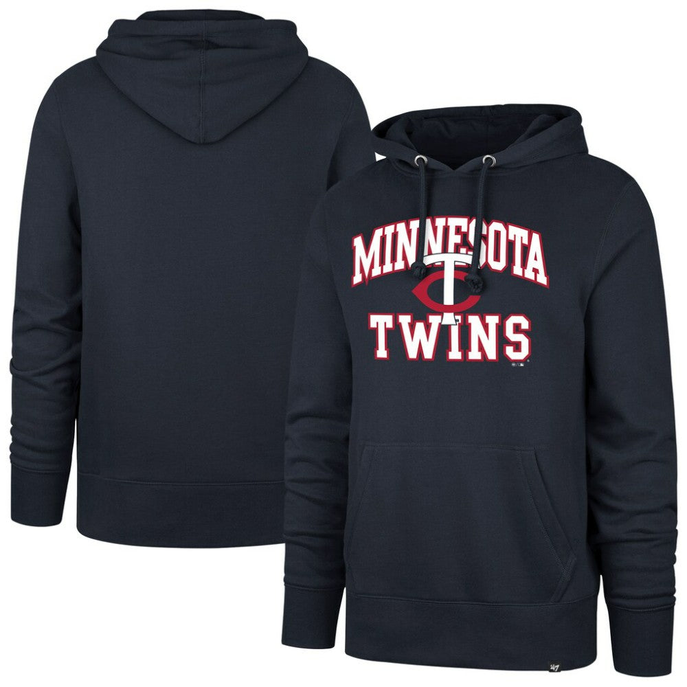 Minnesota Twins  Velocity Headline Pullover Hoodie Navy | 47 brand