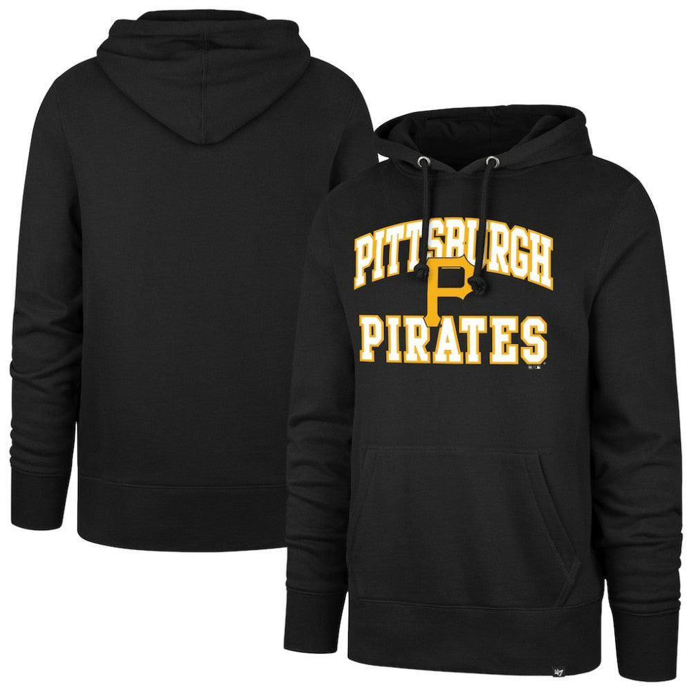 Pittsburgh Pirates  Velocity Headline Pullover Hoodie Black | 47 brand