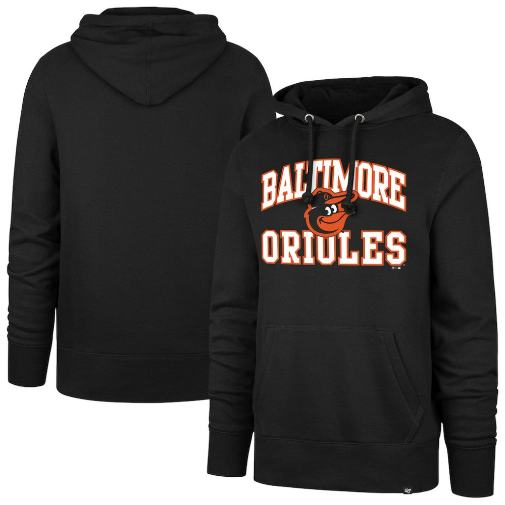 Baltimore Orioles  Velocity Headline Pullover Hoodie Black | 47 brand