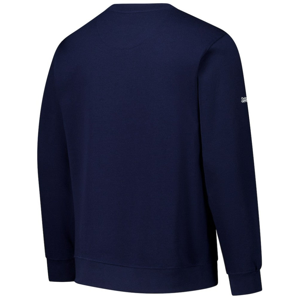 Minnesota Twins Stitches Lightweight Crew Sweatshirt Navy