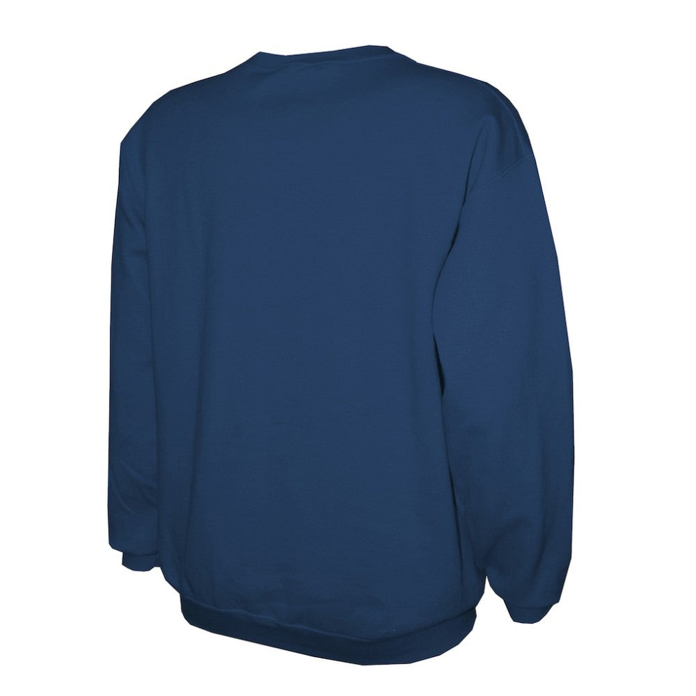 Atlanta Braves Stitches Lightweight Crew Sweatshirt Navy