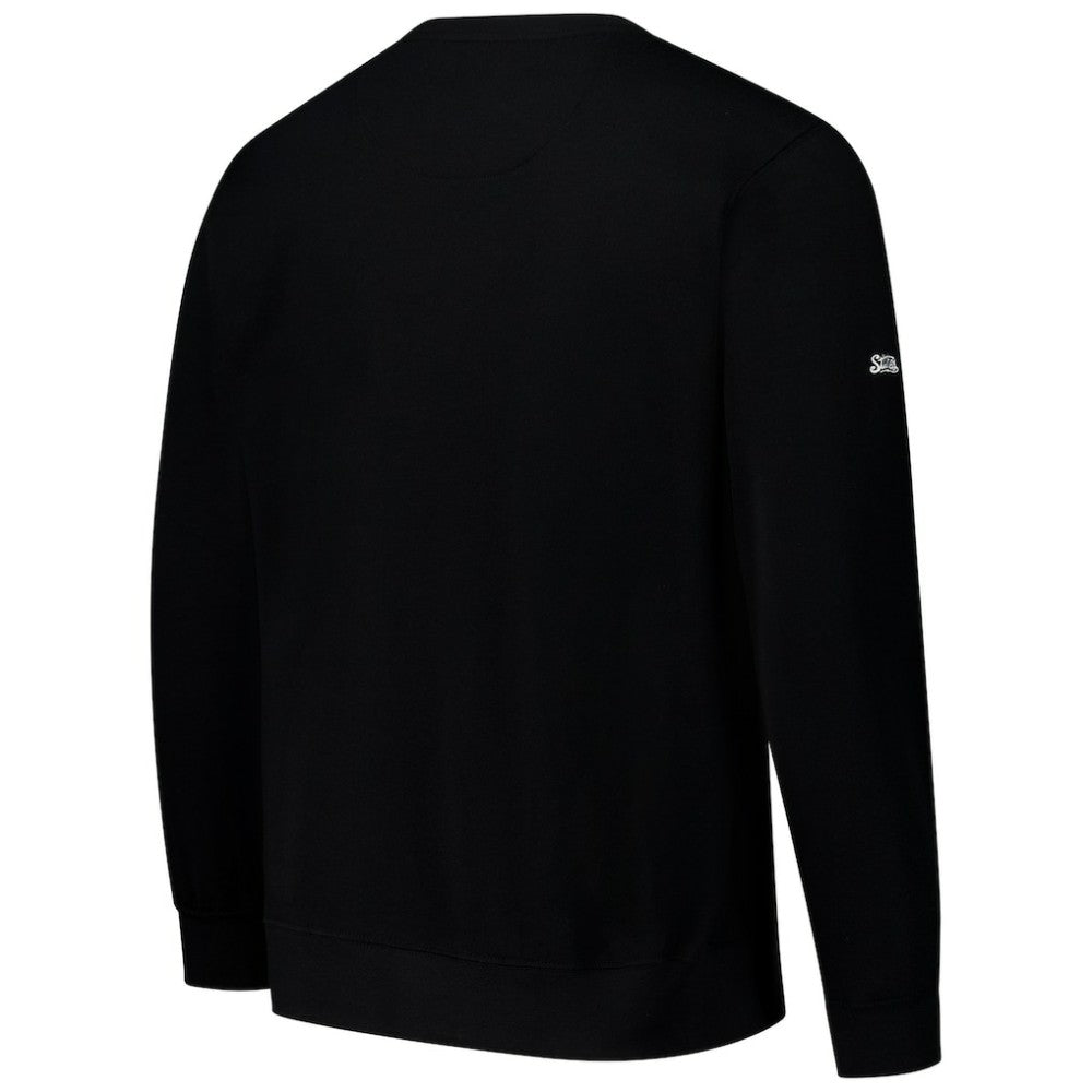 Pittsburgh Pirates Stitches Lightweight Crew Sweatshirt Black