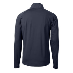 Kansas City Royals Cutter & Buck Adapt Eco Knit Hybrid Recycled Quarter-Zip Pullover Top Navy