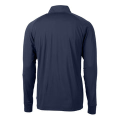 Kansas City Royals Cutter & Buck Adapt Eco Knit Stretch Recycled Quarter-Zip Pullover Top Navy