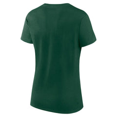 Minnesota Wild Logo Athletic Women's Unrivaled T-Shirt Green