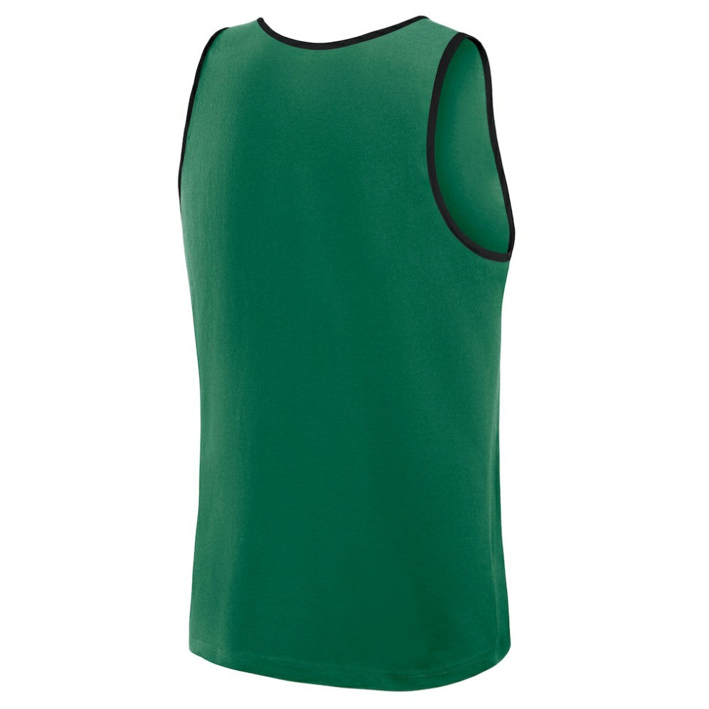 Dallas Stars Logo Athletic Unmatched Success Tank Top Kelly Green
