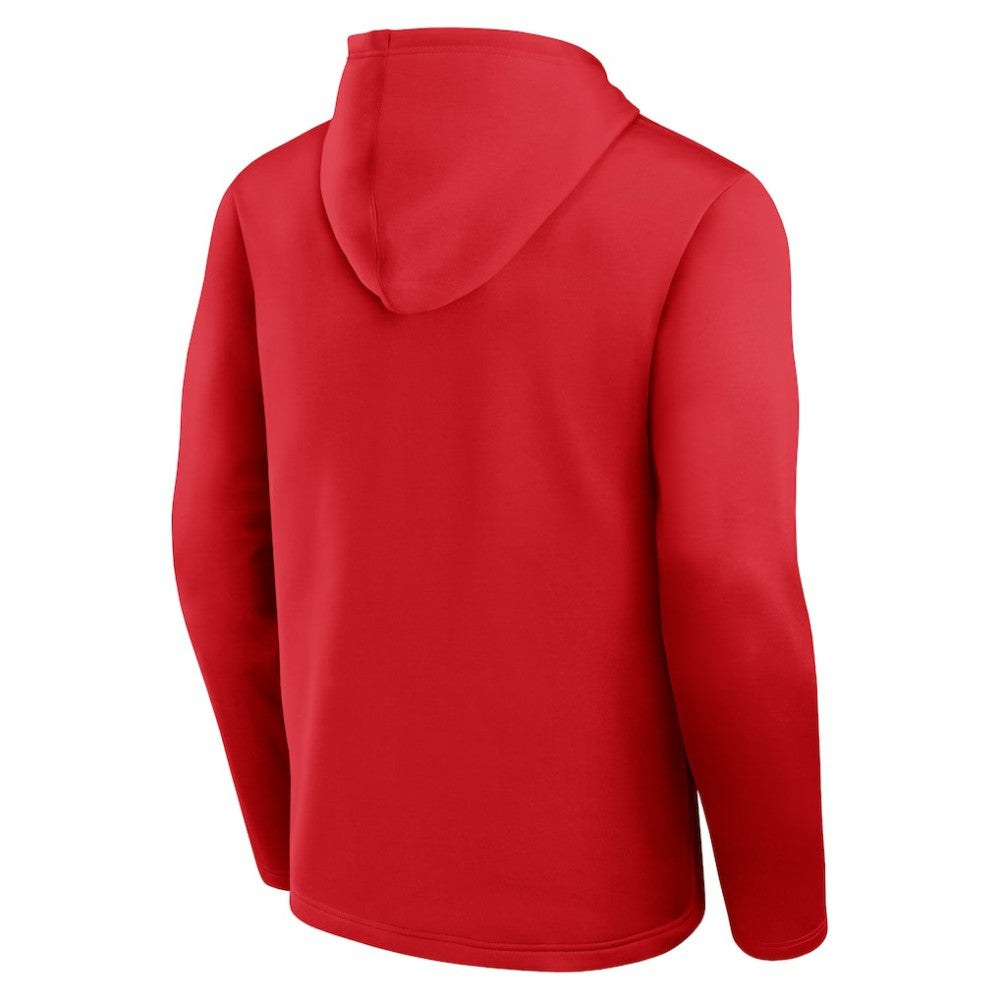 Carolina Hurricanes Logo Athletic Head Start Pullover Hoodie Red