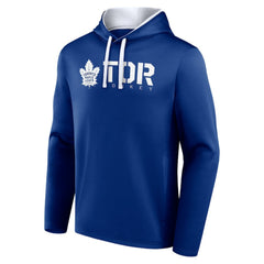 Toronto Maple Leafs Logo Athletic Head Start Pullover Hoodie Blue