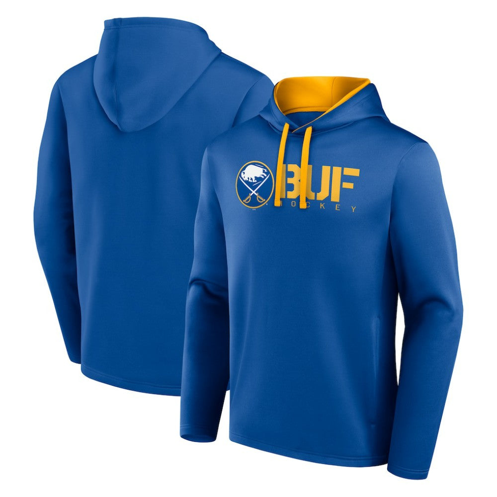 Buffalo Sabres Logo Athletic Head Start Pullover Hoodie Royal