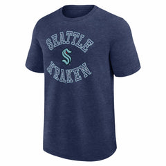 Seattle Kraken Logo Athletic Success T-Shirt Heather Navy