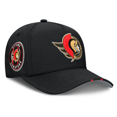 Ottawa Senators Fanatics 2025 NHL Draft Authentic Pro On-Stage Podium A-Frame Adjustable Hat Black